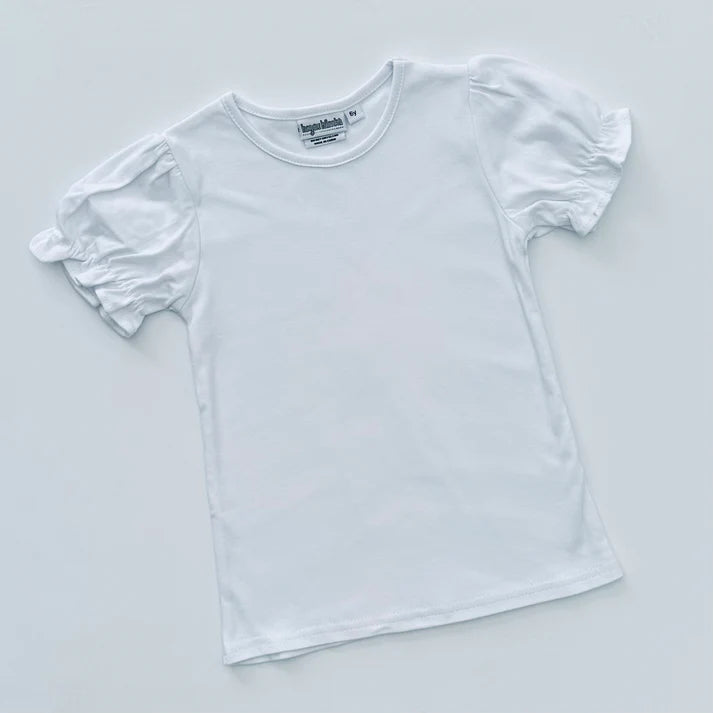 Girls Puff Sleeve Shirt