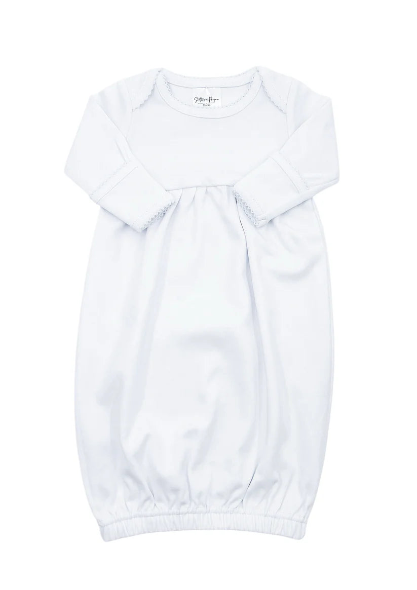 Baby Gown - Picot Trim